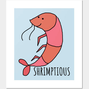 Shrimptious - Aquarium Prawn Shrimp Posters and Art